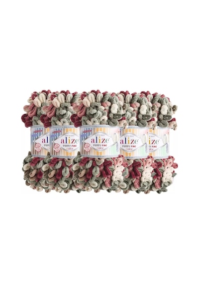 Alize Puffy Puffy Fine Color 6039 İpliği - 5 Adet, Peluş Uç Puffy Fine Color 6039 İpliği 5 Adet, Peluş Uçlu 18741698