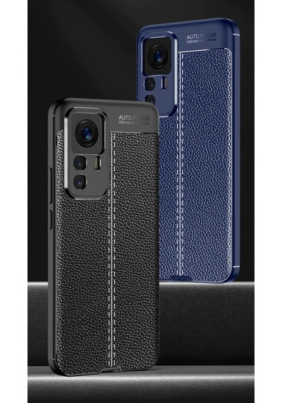 Xiaomi 12T Pro Kilif Niss Deri Görünümlü Silikon Kapak 472758099