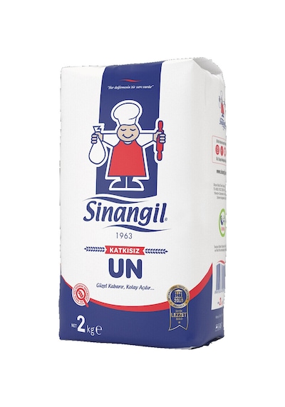 Sinangil Un 2 Kg Çok Amaçlı Buğday Unu, Ev Ve Profesyonel Kullanım