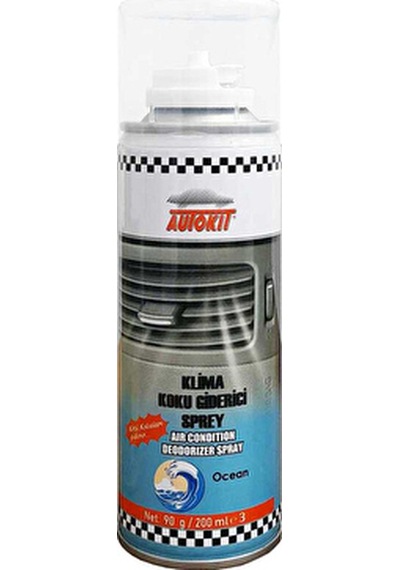 4 Adet Autokit Klima Koku Giderici Sprey Okyanus 200ml