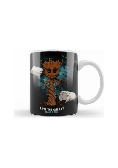 Baby Groot Plant A Tree Kupa Bardak Porselen Karışık