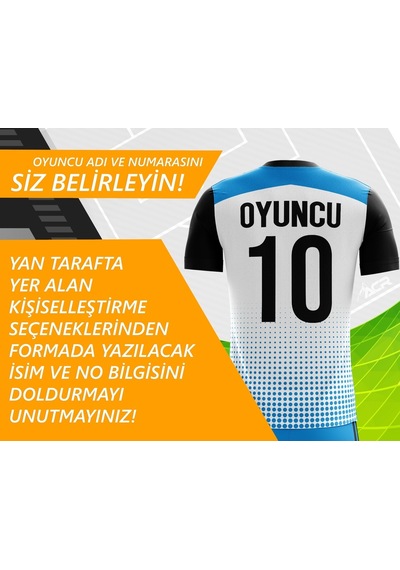 Acr Giyim Kişiye Özel Futbol Forması - Dizayn : Bant