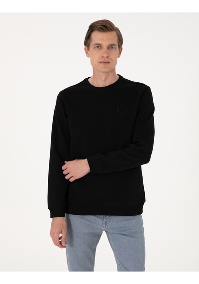 Pierre Cardin Erkek Siyah Sweatshirt 50314978-vr046 Siyah