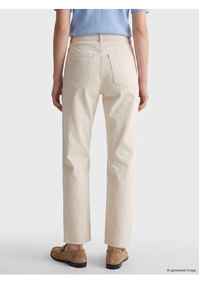 Lcw Vision Ekru Straight Fit Kadın Jean Pantolon