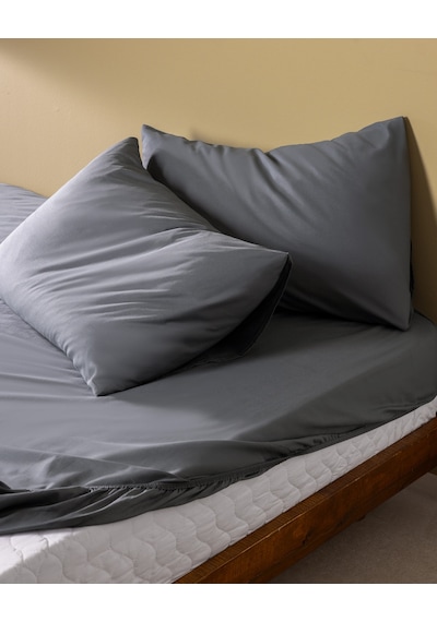 Madame Coco Manon King Size %100 Pamuk Ranforce Lastikli Çarşaf Takımı - Antrasit Gri Madame Coco Manon King Size %100 Pamuk Ranforce Lastikli Çarşaf Takımı - Antrasit Gri
