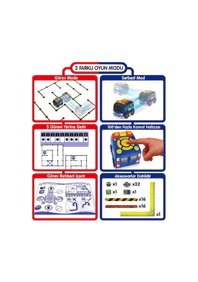Silverlit Tooko Programlanabilen Polis Aracı Oyun Seti