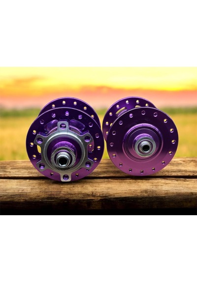 Forte Gt Xbyc 680 Bisiklet Hub Sesli Ön Arka Kaset Göbek Seti 32 Delik 6 Vida Qr Mandal Mor