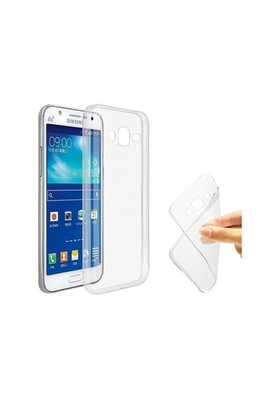 Samsung Uyumlu Galaxy J2 Kılıf Zore Süper Silikon Kapak Renksiz