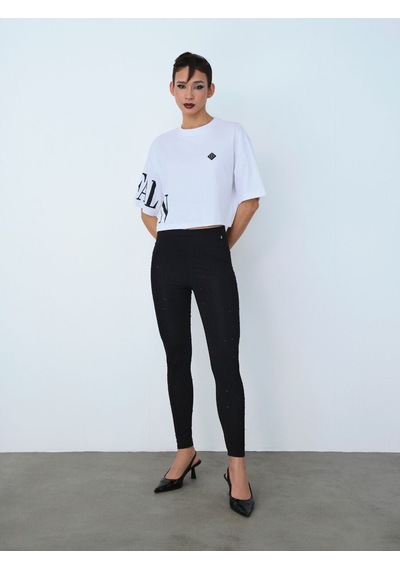 LOFT Oversize Kadın Tshirt K.kol Lf2036859 Q1.v1 Beyaz LOFT Oversize Kadın Tshirt K.kol Lf2036859 Q1.v1 Beyaz