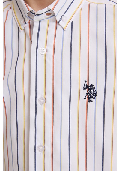 U.S. Polo Assn. Erkek Çocuk Sarı Gömlek Desenli 50324642-vr044