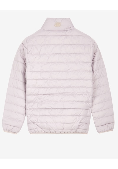 Skechers W Turtle Neck Essential Jacket Kadın Foggy Lilac Mont S212273-506 Lila