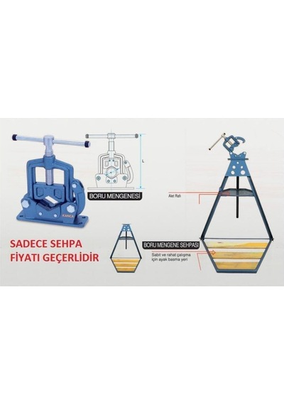 Kanca Boru Mengenesi Çalışma Sehpası 2''-3''