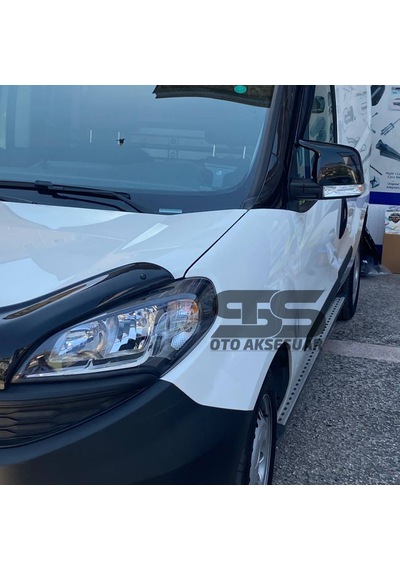 Fiat Doblo Batman Yarasa Ayna Kapağı Piona Black 2009 - 2022 Arası Kasalara Uyumlu 2 Adet D3 - D4