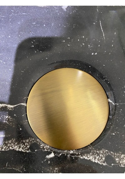İsaoğlu Yapı Mat Gold Lavabo Gideri Antik Gold Lavabo Süzgeci Pirinç Malzeme Gold Altın
