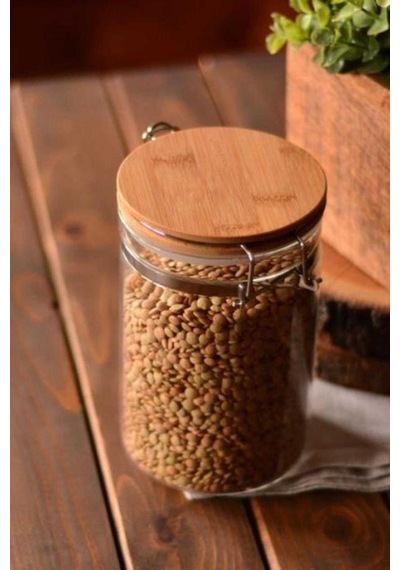 Bambum Mada Kilitli Cam Saklama Kabı 950ml 14cm B0793