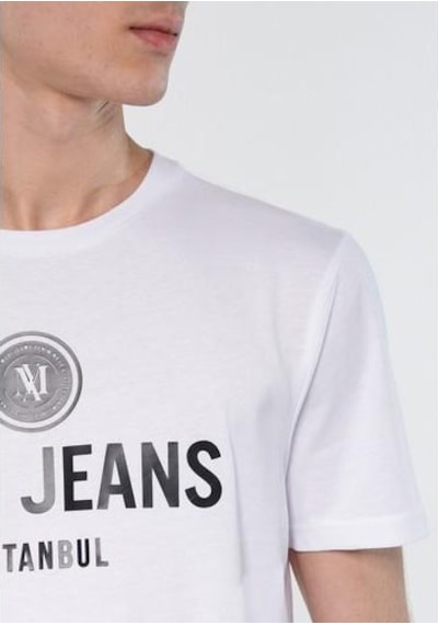Mavi Jeans Baskılı Tişört-beyaz Beyaz