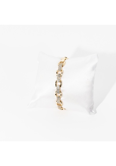 Biem Altıgen Model Xuping Bileklik Gold/gümüş