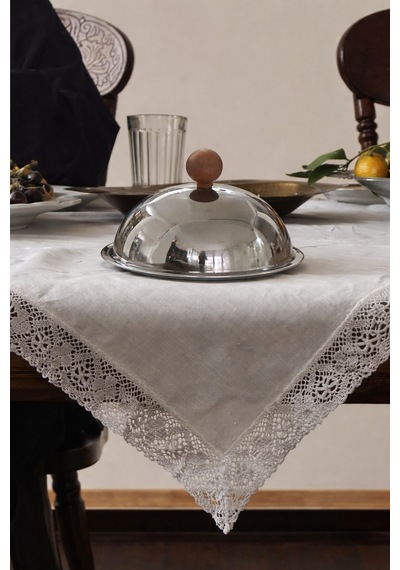 Ahşap Kulplu Fanus Paslanmaz Çelik Gümüş 18 Cm Tabaklı Kek Pasta Sunum Stand Tepsi Gümüş - 835272362 Gümüş