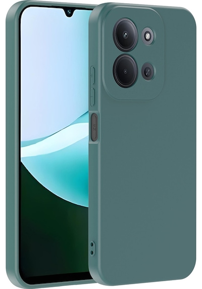 Xiaomi Redmi 15c Kılıf Zore Mara Lansman Kapak Koyu Yeşil