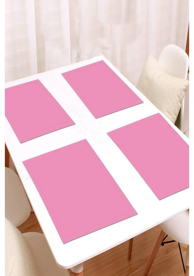 Pembe Sade Tek Renk Desensiz Premium Amerikan Servis Asr014n11