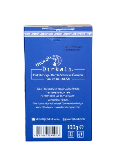 Dirkali Mastiha Damla Sakızlı Türk Kahve 100g Diğer