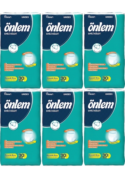 Önlem Emici Külot Hasta Bezi L 180 Adet