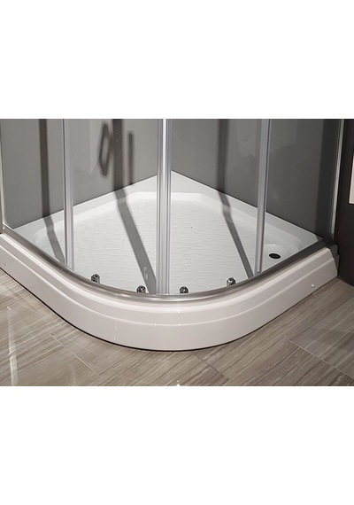 Alika 120x120 Oval H:15 Panelli Duş Teknesi
