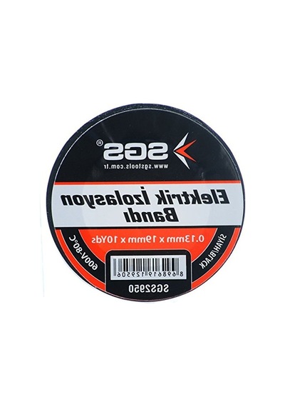 Elektrik İzolasyon Bandı, Siyah 19mm 10yard