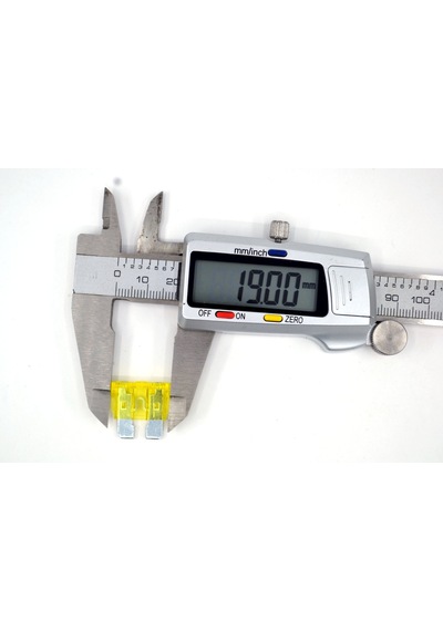 Adam 20a Sarı 12v - 32v Dc Standart Oto Bıçak Sigorta 100 Adet