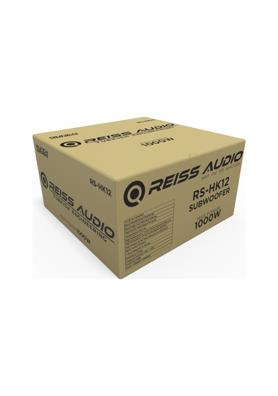 Rs-hk12 30 Cm Kabinli Subwoofer Bas 1000 Watt Maximum Power 450 W