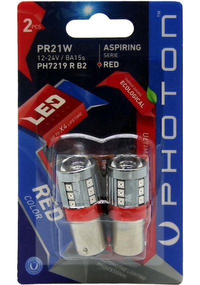 Photon P21w Red 93 Ph7219 R B2