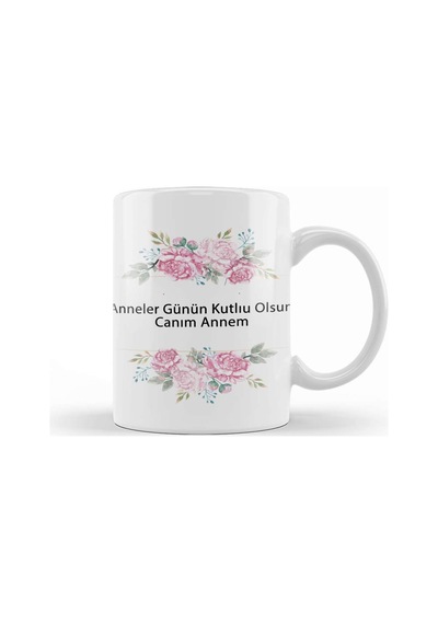 Anneler Günü Annelere Hediye 047 Kupa Bardak Porselen Karışık