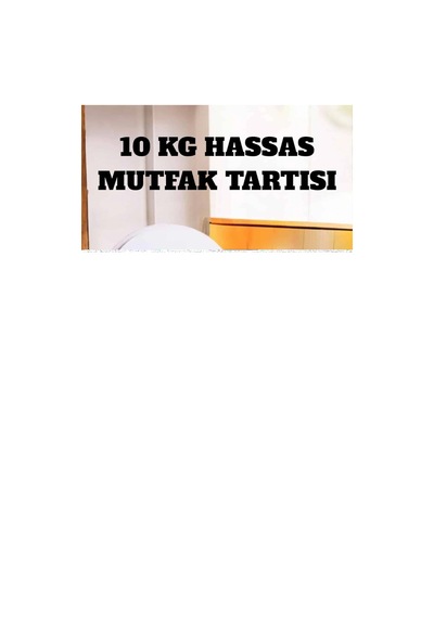 Net Lcd Ekran Ve Otomatik Kapanma Özelliği İle Uzun Ömürlü Dijital Mutfak Tartısı Rekli