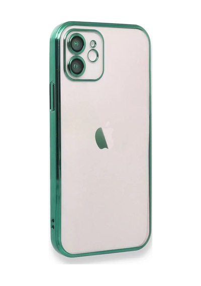 Newface Apple iPhone Uyumlu 11 Kılıf Razer Lensli Silikon - Yeşil Belirtilmemiş