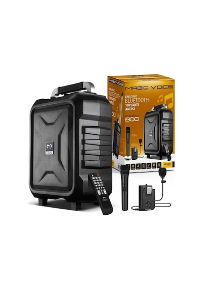 Magicvoice Mv-2015 Max 300w Usb-sd-bt Siyah 1e-1y Mikrofonlu Aktif Hoparlör