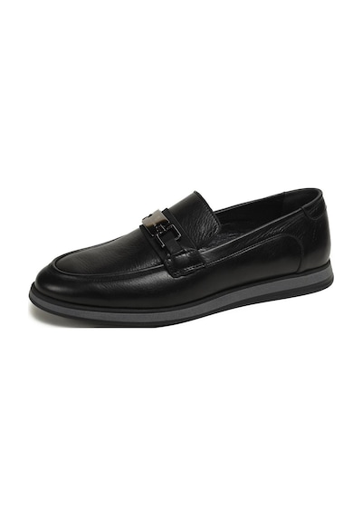Pierre Cardin 63601 Siyah Erkek Loafer Günlük Deri Ayakkabı Siyah