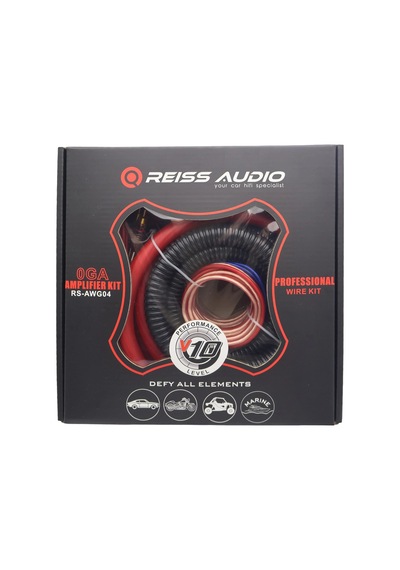 Reiss 0ga Amfi Kablo Seti Kaliteli Reiss Rs-awg04 Profesyonel Anfi Kablosu Seti 0ga