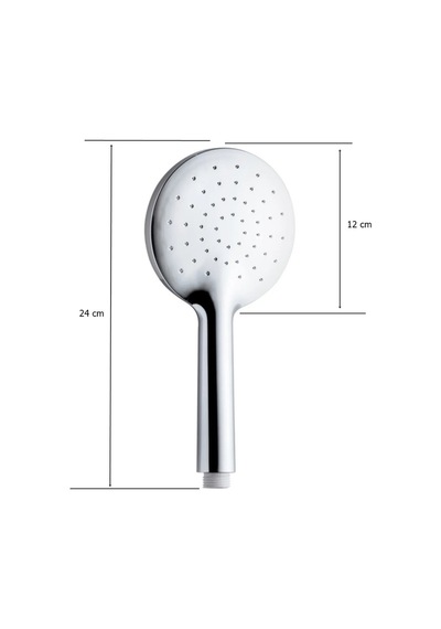 Tema Nero Duş Başlığı Tek Fonksiyonlu Modern Tasarım Banyo El Duşu Poşet Ambalaj Krom