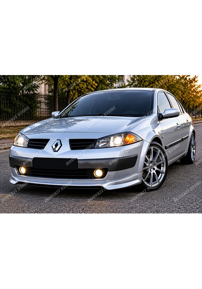 Renault Megane 2 Ön Tampon Eki Makyajsız Faz 1 Ön Karlık - Boyasız - Fiberglass