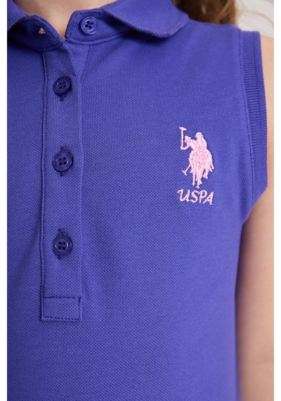 U.S. Polo Assn. Kız Çocuk Mor Elbise Örme 50325639-vr038