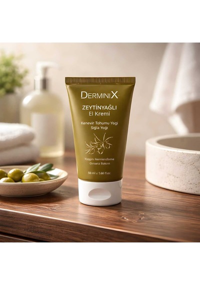 Zeytinyağlı El Kremi 50 Ml Yoğun Nemlendirici, Onarıcı Bakım, Kuru Eller İçin