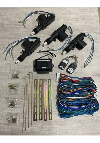 12V Merkezi Kapı Kilit Seti (Kumandalı)