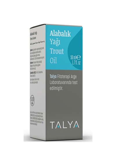 Talya Soğuk Sıkım %100 Saf ve Doğal Alabalık Yağı 50 ML