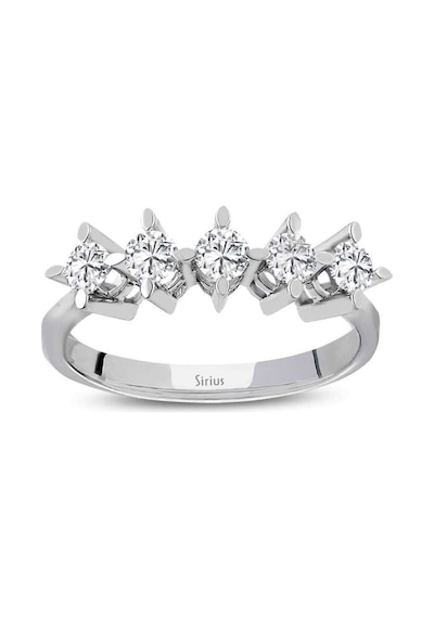 Sirius F Renk 0,55 Karat Pırlanta 5 Taş Yüzük 0804R0378