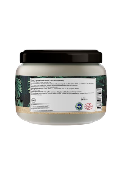 Nature's Supreme Organik Hindistan Cevizi Yağı Soğuk Sıkım 300 ML