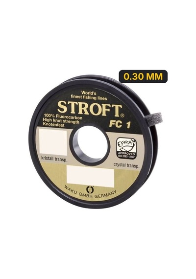 Stroft Fc1 25 Metre Fluorocarbon Misina 0.30 mm