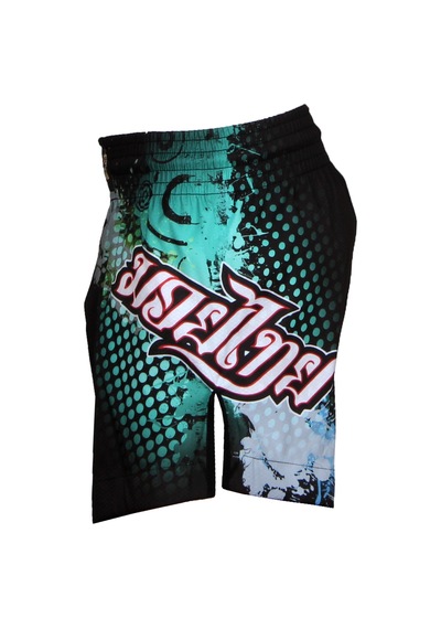 Dosmai Dijital Baskılı Muay Thai Spor Şort Siyah Mts211