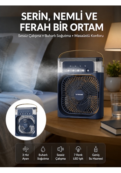 Tüm Gün Kullanıma Uygun Enerji Tasarruflu Fan Yeni Nesil - Lisinya