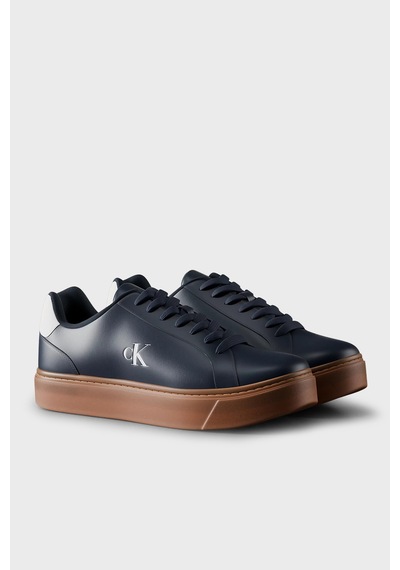 Calvin Klein Deri Logolu Sneaker Ayakkabı Ym0ym014350zv Erkek Ayakkabı Ym0ym01435 0zv Lacivert-kahve Calvin Klein Deri Logolu Sneaker Ayakkabı Ym0ym014350zv Erkek Ayakkabı Ym0ym01435 0zv Lacivert-kahve