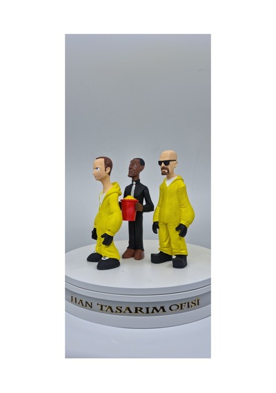Breaking Bad 3 Lu Set Walter White Jesse Pinkman Gustavo Fring 15 Cm
